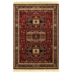 ΧΑΛΙ PERSIA 6057 BURGUNDY ΜΕ ΚΡΟΣΣΙ - 133X190  NewPlan