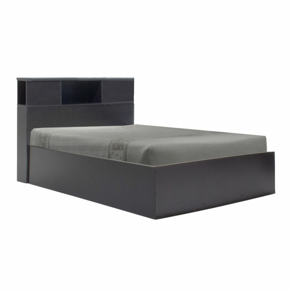 Κρεβάτι  OLYMPUS pakoworld σε χρώμα wenge 120x200εκ