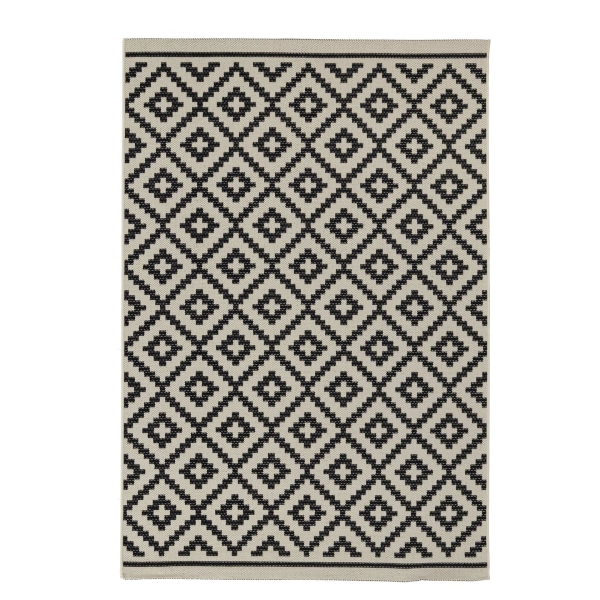 Ψάθα Flox BLACK 721W Royal Carpet - 140 x 200 cm
