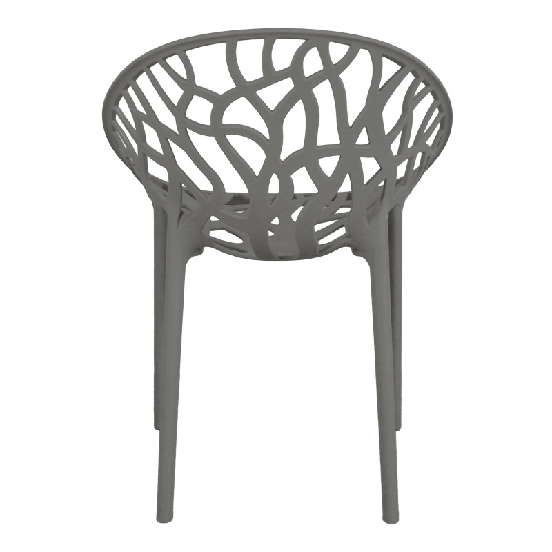 Πολυθρόνα Daren pakoworld pp σε ανθρακί απόχρωση 59x60x79,5εκ - Image 5