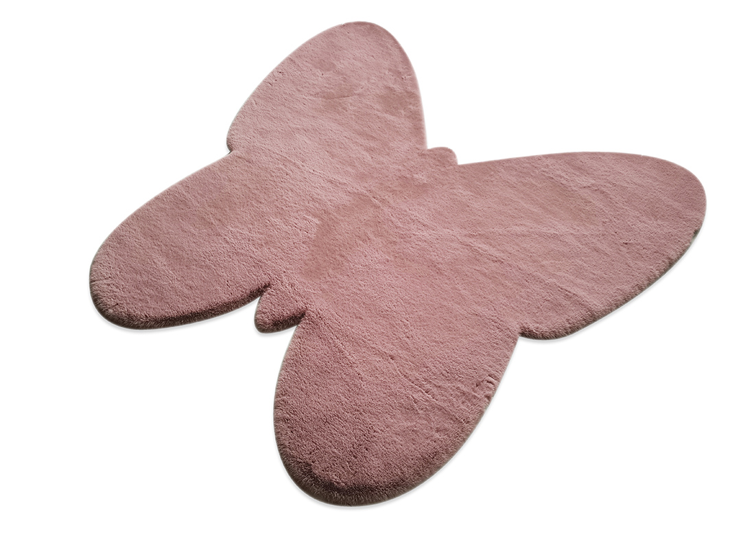 ΧΑΛΙ PUFFY JM7 DARK PINK BUTTERFLY ANTISLIP - 120X120B NewPlan - Image 2