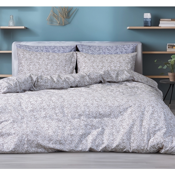 Beauty Home Σετ παπλωματοθήκη φανελένια μονή Malbec Art 12630 160x240 Μπεζ