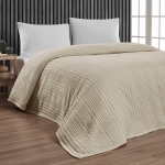 Beauty Home Πικέ υπέρδιπλη Division Αrt 1995 Εκρού 230x240
