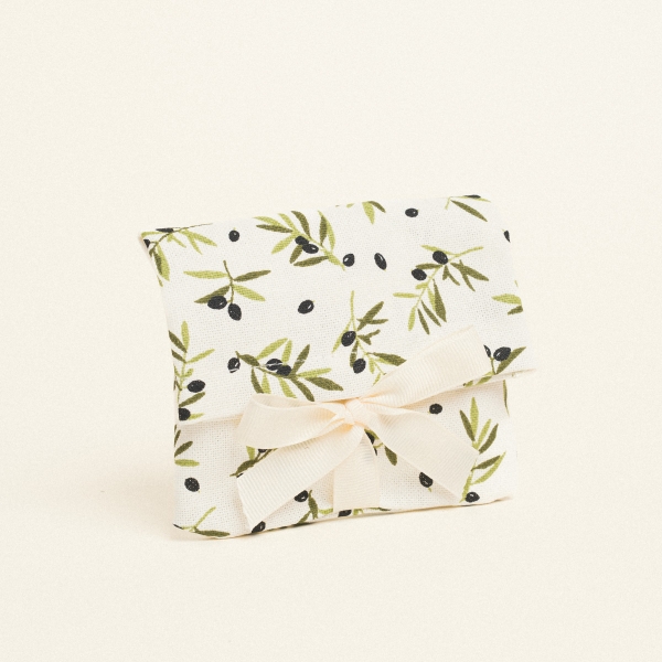 Beauty Home ΠΟΥΓΚΙ ΜΕ ΚΟΡΔΕΛΑ 12 x 17 cm  ΜΙΚΡΕΣ ΕΛΙΕΣ ΛΕΥΚΟ ΦΟΝΤΟ 140 CM