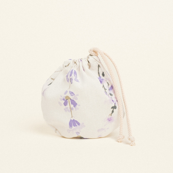 Beauty Home ΠΟΥΓΚΙ ΟΒΑΛ ΜΕ ΚΟΡΔΟΝΙ 13 x 14 cm ΛΕΒΑΝΤΑ ΟΨΗ ΑΚΟΥΑΡΕΛΑΣ