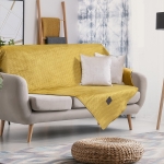 Beauty Home Ριχτάρι Διθέσιο Velvety Art 8412 180x250 Ώχρα