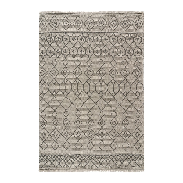 Beauty Home Χαλί βαμβακερό Cocotton 9231 125x180 Γκρι