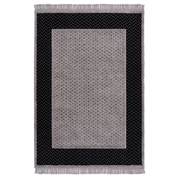 Beauty Home Χαλί Noir Art 9436 133x190 Black Μαύρο