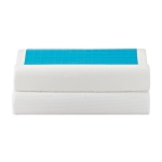 Beauty Home Μαξιλάρι ύπνου Gel Memory Foam Art 4028 Μέτριο 58x38x12 Λευκό