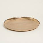 Beauty Home ΔΙΣΚΟΣ ΜΕΤΑΛΛΙΚΟΣ ΧΡΥΣΟΣ 45 cm