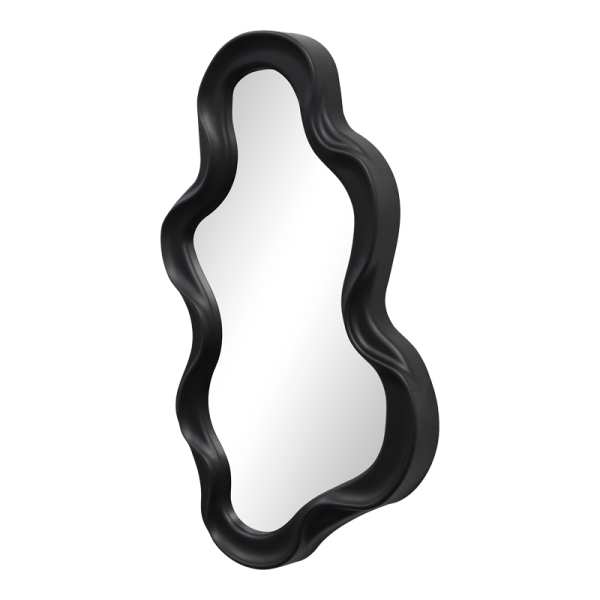 Καθρέπτης Liquid pakoworld pp σε μαύρη απόχρωση 26x2.7x39εκ