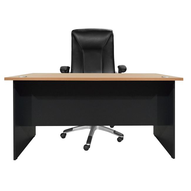 ΓΡΑΦΕΙΟ ΕΠΑΓΓΕΛΜΑΤΙΚΟ SIENNA 120x70x75Y-- HM2015.01 ΓΚΡΙ-ΟΞΙΑ - Image 4