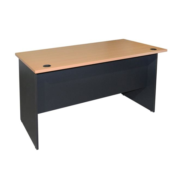 ΓΡΑΦΕΙΟ ΕΠΑΓΓΕΛΜΑΤΙΚΟ SIENNA 120x70x75Y-- HM2015.01 ΓΚΡΙ-ΟΞΙΑ