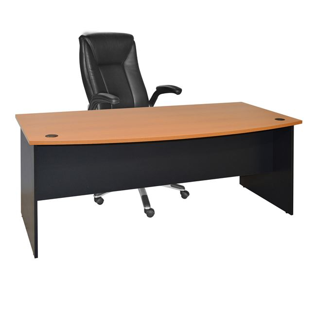 ΓΡΑΦΕΙΟ ΕΠΑΓΓΕΛΜΑΤΙΚΟ 180x93.5x74. CADAK HM2017.01 ΓΚΡΙ-ΟΞΙΑ - Image 4