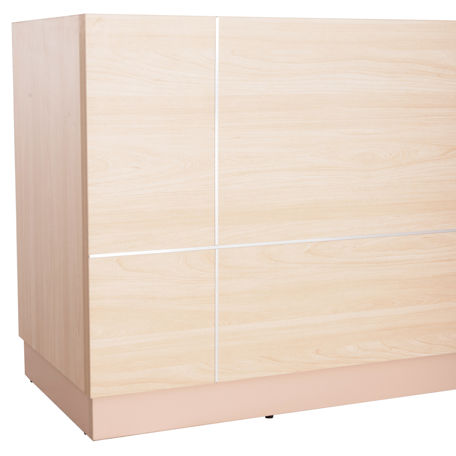 ΓΡΑΦΕΙΟ ΥΠΟΔΟΧΗΣ DALTON HM2068.02 ΜΕΛΑΜΙΝΗ ΣΕ SONAMA-ΜΠΕΖ 240x80x106Υεκ. - Image 6