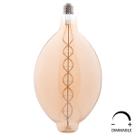 ΛΑΜΠΤΗΡΑΣ LED FILAMENT 8W E27 3000K SMOKE DIMMABLE HM4051.03