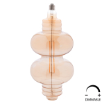 ΛΑΜΠΤΗΡΑΣ LED FILAMENT 8W E27 3000K SMOKE COLOR DIMMABLE  HM4053.03
