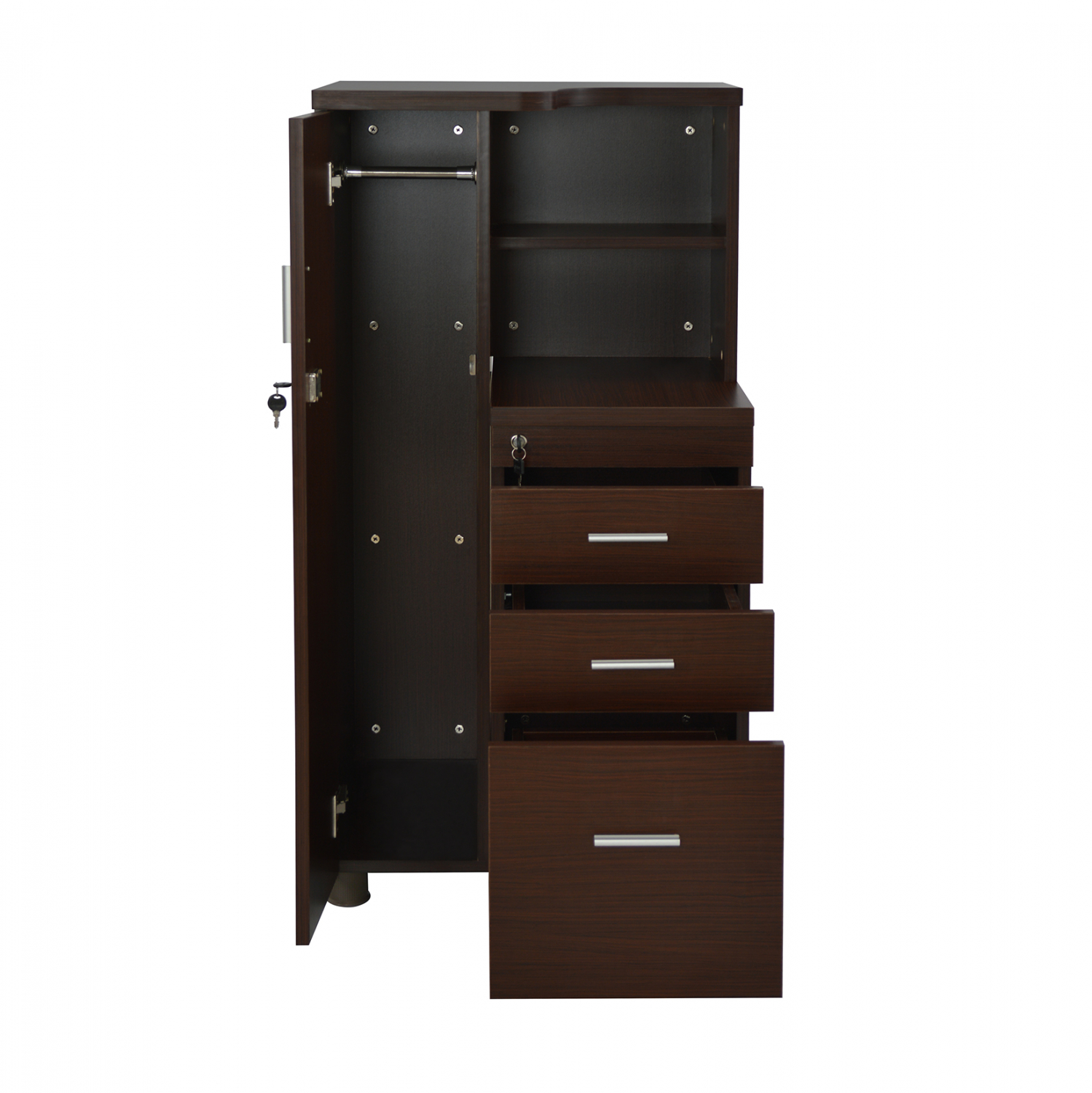 ΝΤΟΥΛΑΠΙ ΓΡΑΦΕΙΟΥ ΕΠΑΓΓΕΛΜΑΤΙΚΟ WENGE HM2058.02 80x40x118 - Image 4