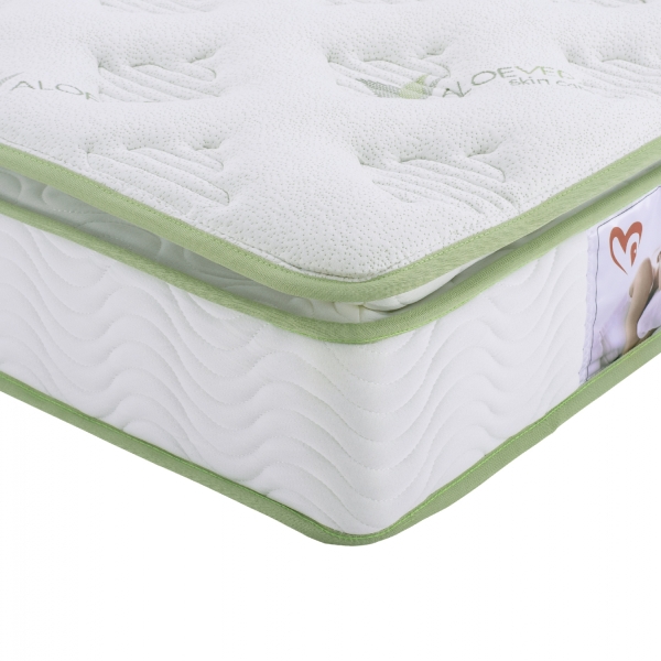 ΣΤΡΩΜΑ CONTINUOUS SPRING ΜΕ ΑΝΩΣΤΡΩΜΑ ALOE VERA 120X200 HM372.18 ΜΟΝΗΣ ΟΨΗΣ