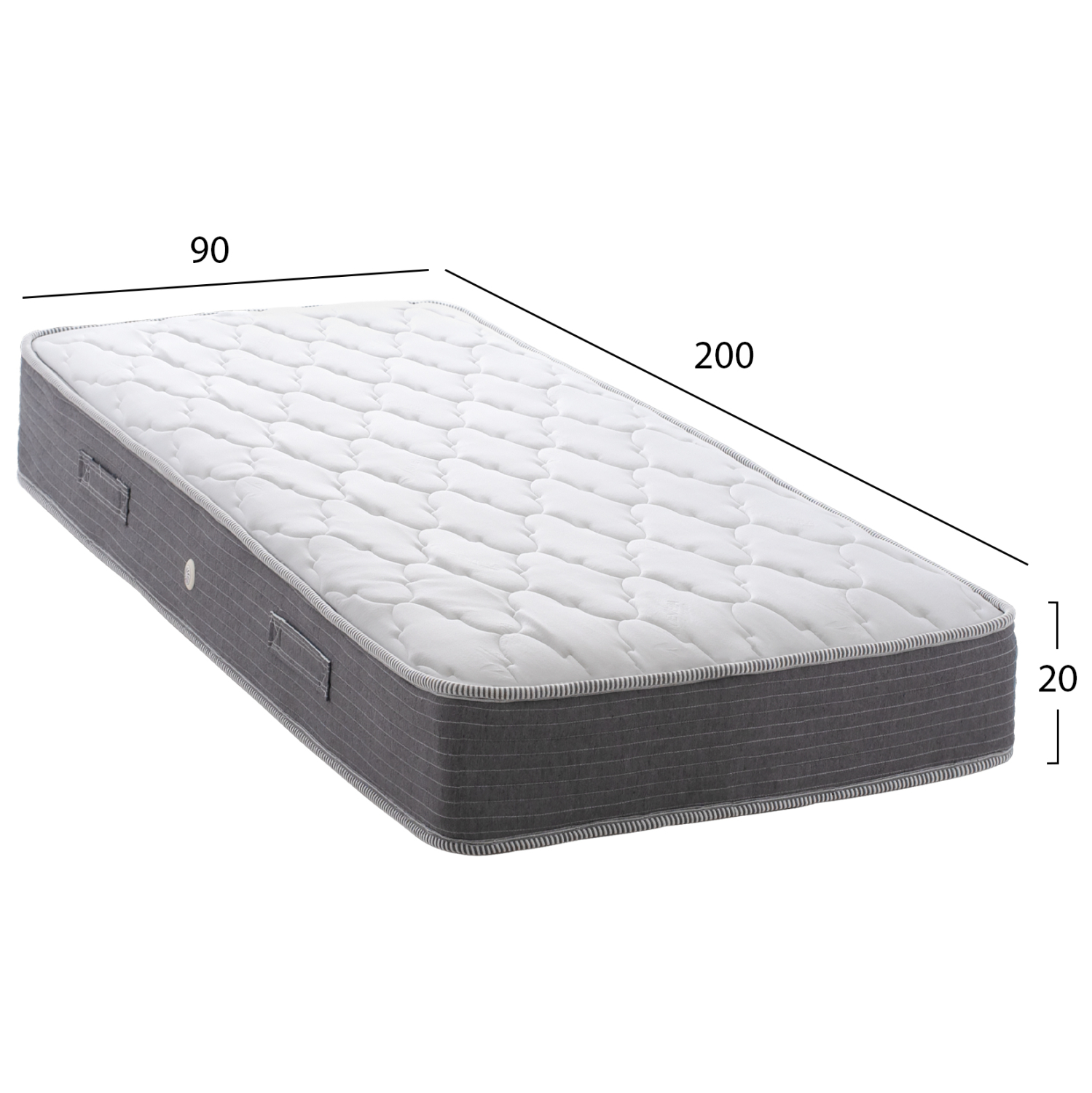 ΣΤΡΩΜΑ DREAMTOPIA ΣΕΙΡΑ LULLABY ALOE VERA HM655.90 BONNELL SPRING 90x190 εκ. - Image 2