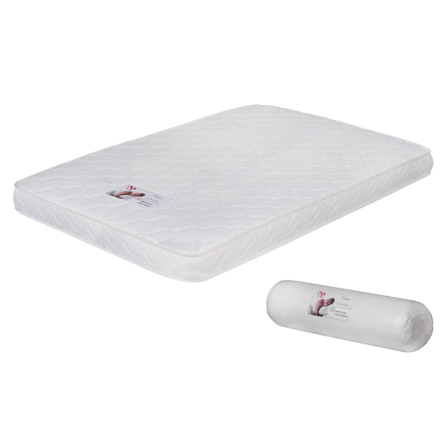 ΣΤΡΩΜΑ ΑΦΡΟΥ ΧΩΡΙΣ ΕΛΑΤΗΡΙΑ JORDY 110X190x15Y-- HM374.02 (ROLL PACKING) ΛΕΥΚΟ - Image 2