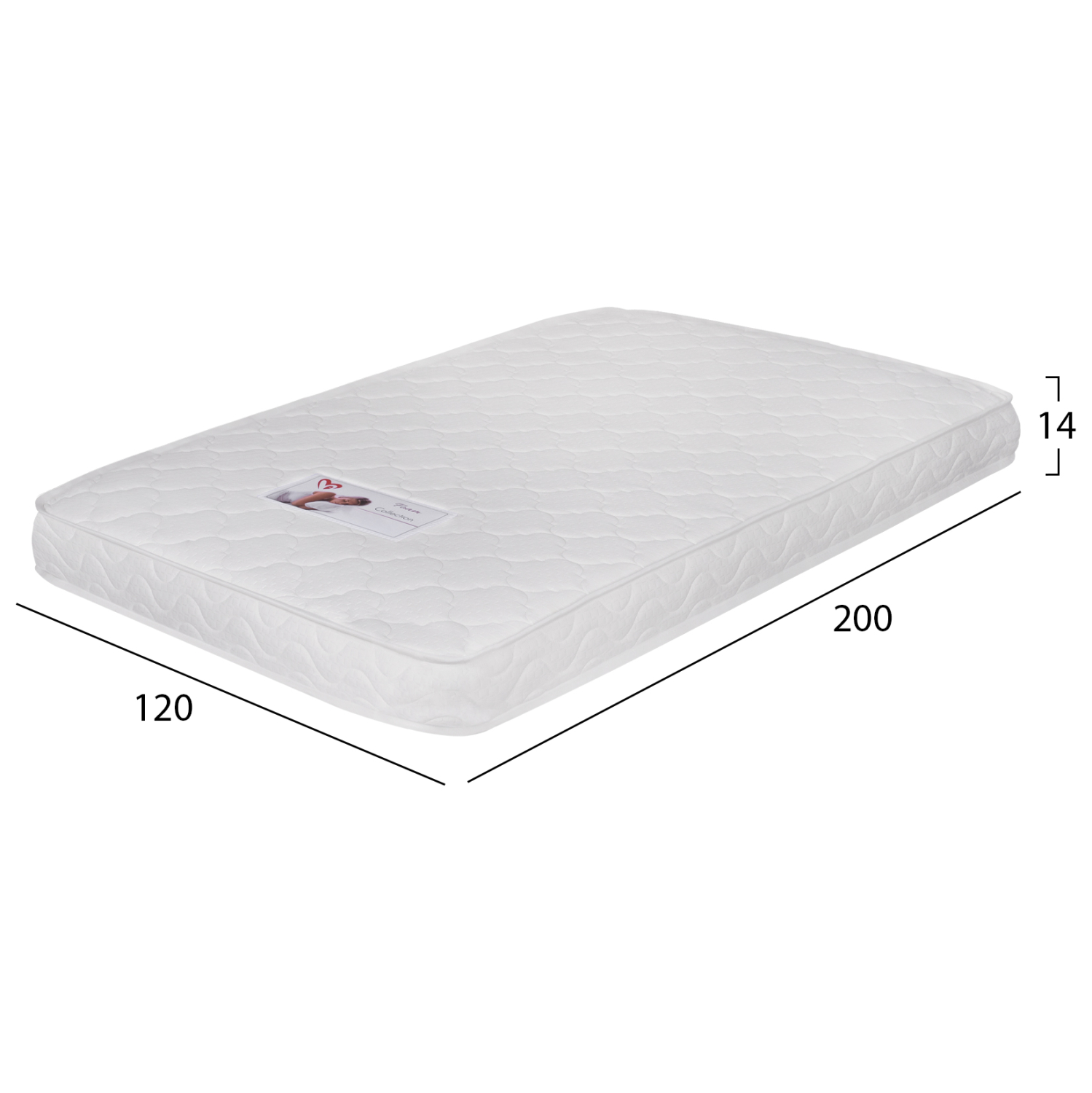 ΣΤΡΩΜΑ ΑΦΡΟΥ ΧΩΡΙΣ ΕΛΑΤΗΡΙΑ JORDY 120X200x15Y-- HM374.08 (ROLL PACKING) ΛΕΥΚΟ - Image 2