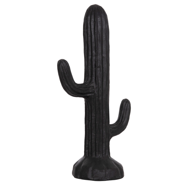 ΔΙΑΚΟΣΜΗΤΙΚΟΣ ΚΑΚΤΟΣ ΔΑΠΕΔΟΥ CACTUS HM4386.01L ΓΥΨΟΣ ΣΕ ΜΑΥΡΟ 63x37x150Υεκ.