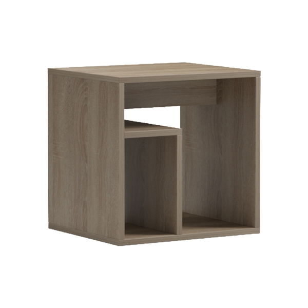 Κομοδίνο Doublo pakoworld sonoma 40x35x40εκ