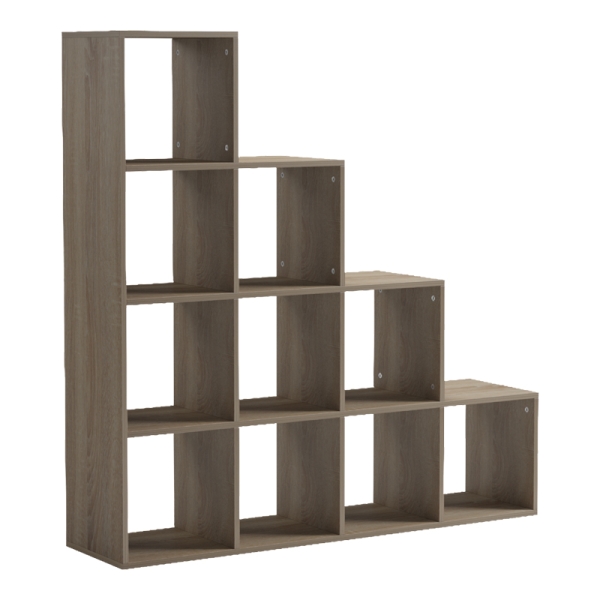 Βιβλιοθήκη Scala pakoworld sonoma 129.5x29x129.5εκ