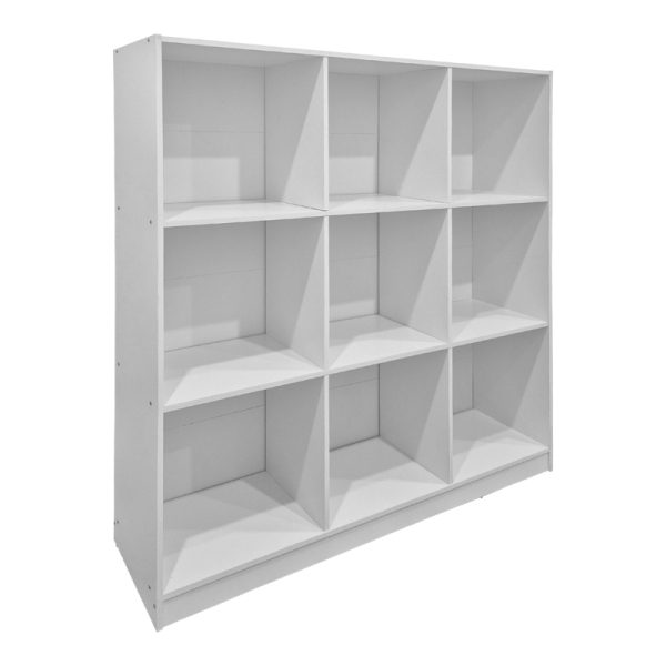 Βιβλιοθήκη Gridea pakoworld λευκό 119.5x30x121εκ
