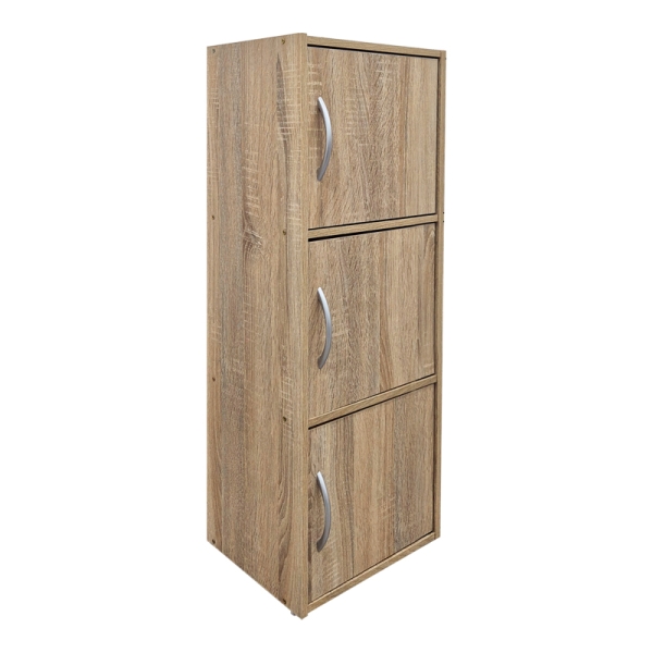 Ντουλάπι-στήλη Soline pakoworld sonoma 40x34.5x90.5εκ