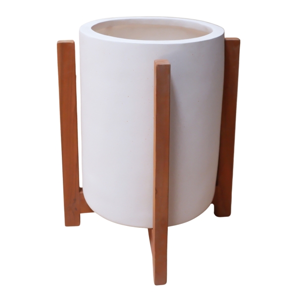 ΓΛΑΣΤΡΑ ΕΣΩΤ.ΧΩΡΟΥ HOFF HM4682.02S FIBER CEMENT ΛΕΥΚΟ-TEAK ΒΑΣΗ Φ31x43Υεκ