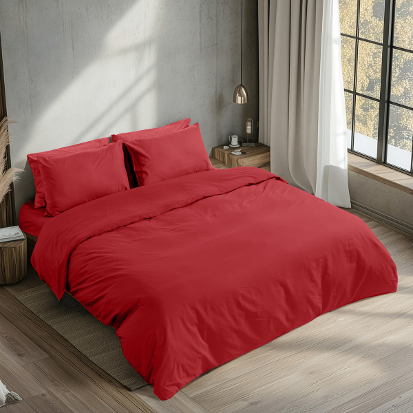Beauty Home Πάπλωμα μονό Prime Αrt 1230 160x230 Κόκκινο