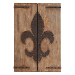 Artekko Sreaps Πάνελ Διακοσμητικά "Fleur De Lis" Σετ/2 (40x3x120)cm