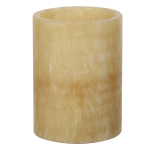Artekko Marble Κερί Led σε Εκρού Μαρμάρινο Δοχείο (9.1x9.1x12.2)cm