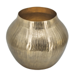 Artekko Trophy Διακοσμητικό Μεταλλικό Χρυσό Δοχείο (34x34x29)cm