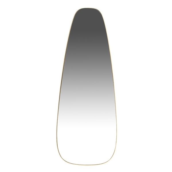 Artekko Mirror Χρυσός Καθρέπτης Τοίχου (50.5x.5x129.5)cm