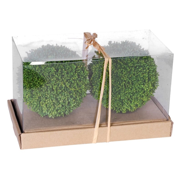 Artekko Boxwood Πράσινη Τεχνητή Μπάλα Πύξος (15.2x15.2x15.2)cm 2pcs