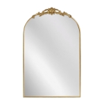 Artekko Dia Χρυσό Μεταλλικός Καθρέπτης Τοίχου (50.5x4x80.5)cm