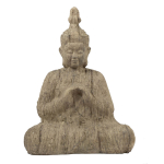 Artekko Buddha Βούδας Άγαλμα Διακοσμητικός Ρητίνη(33x16x43)cm