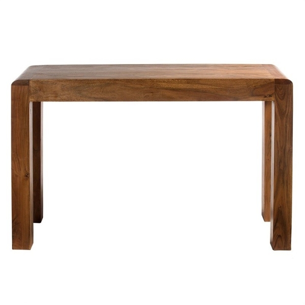 Artekko Attari Καφέ Κονσόλα από Ξύλο Teak (120x40x77)cm