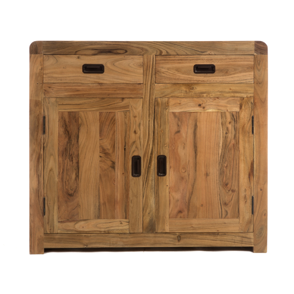 Artekko Attari Καφέ Μπουφές από Ξύλο Teak (100x40x90)cm