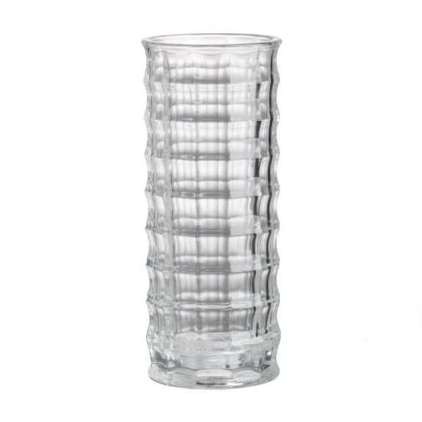 Artekko Urn Γυάλινο Διάφανο Διακοσμητικό Βάζο (10x10x25)cm