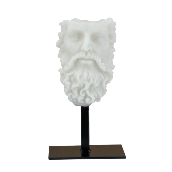 Artekko Figurine Λευκό Επιτραπέζιο Διακοσμητικό Ρητίνης (14.8x12.3x25.8)cm