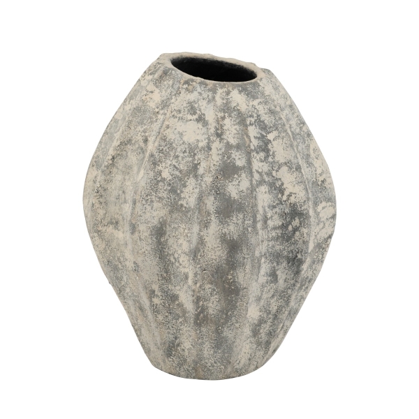 Artekko Antique Μπεζ Βάζο από Τερακότα (28x28x35)cm