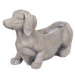 Artekko Cement Γκρι Κασπώ Σκύλος από Μαγνήσιο (51x17x30)cm