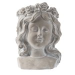 Artekko Cement Γκρι Τσιμεντένιο Κασπώ Τοίχου (16x12x25)cm