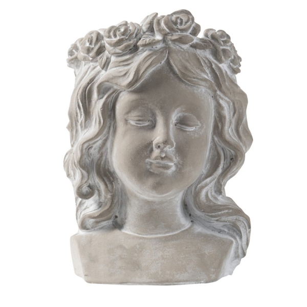 Artekko Cement Γκρι Τσιμεντένιο Κασπώ Τοίχου (16x12x25)cm