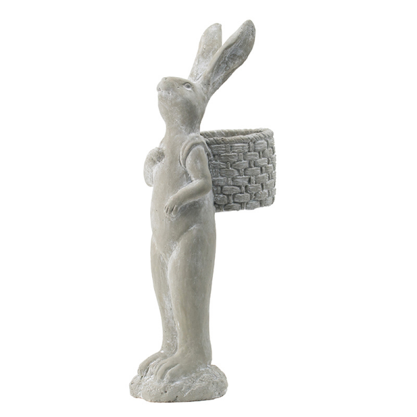 Artekko Cement Γκρι Τσιμεντένιο Κουνέλι Κασπώ (21x14.5x50)cm