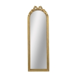 Artekko Dia Χρυσός MDF Καθρέπτης Τοίχου (40.2x4x124)cm